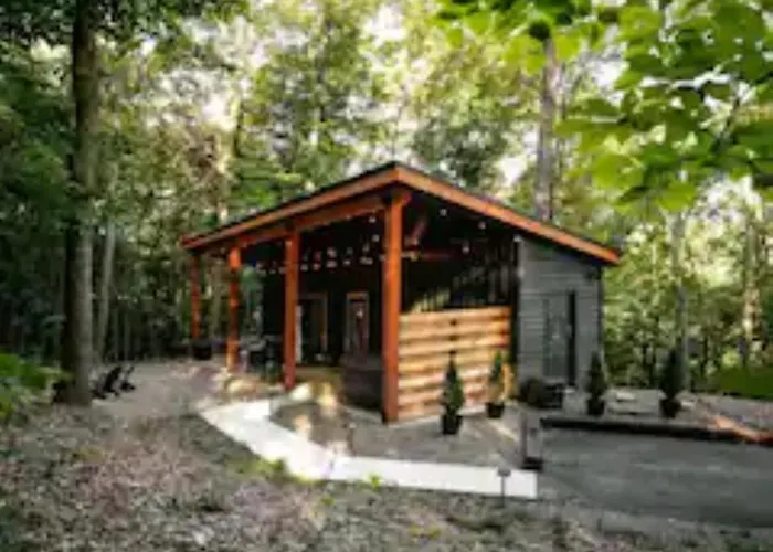 The Hillside Retreat - Cozy Container Home With Hot Tub And Fire Pit