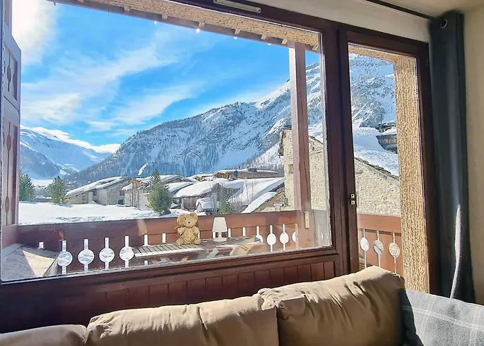 Stanival - Duplex Vue Montagne Avec Terrasse Et Parking - Val D'Isere