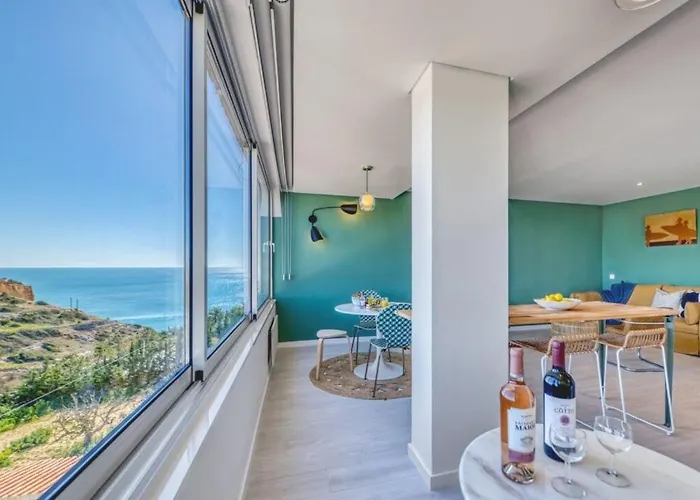 Casa Blue Benagil - Ocean View , Newly Renovated Apartment Walkable To Benagil