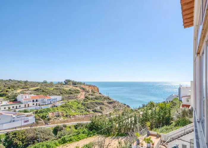 Casa Blue Benagil - Ocean View , Newly Renovated Apartment Walkable To Benagil