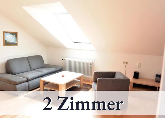 Apartment Markelfingen: Spacious Lakeside Retreat with Dual Balconies