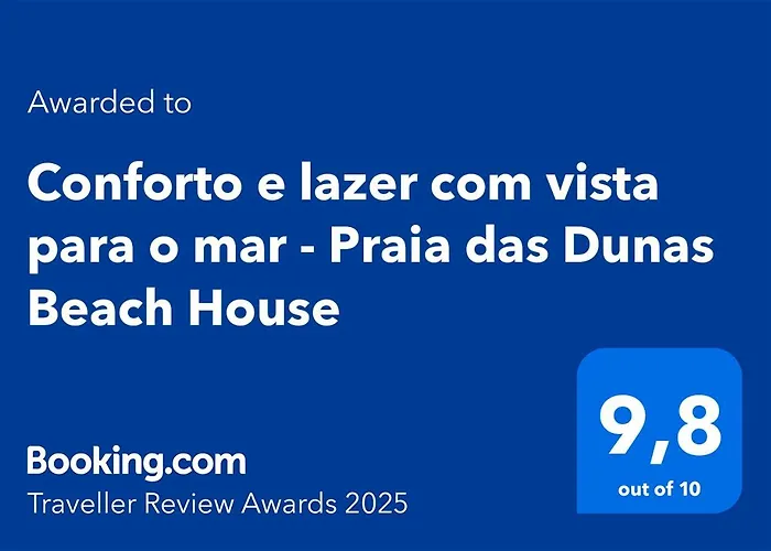 Praia das Dunas Beach House - Conforto e Lazer em casa de condomínio à Beira-mar