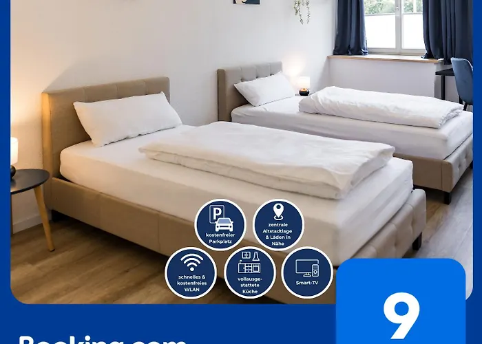 3 Bedroom Altstadtwohnung Mit Parkplatz, Tolle Lage In Schwaebisch Hall, Bis 8 Personen