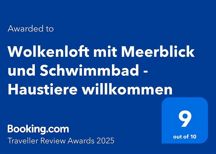 Wolkenloft Mit Meerblick Und Schwimmbad - Haustiere Willkommen