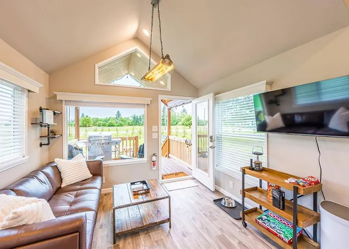 Rainforest Tiny Home Retreat Industrial