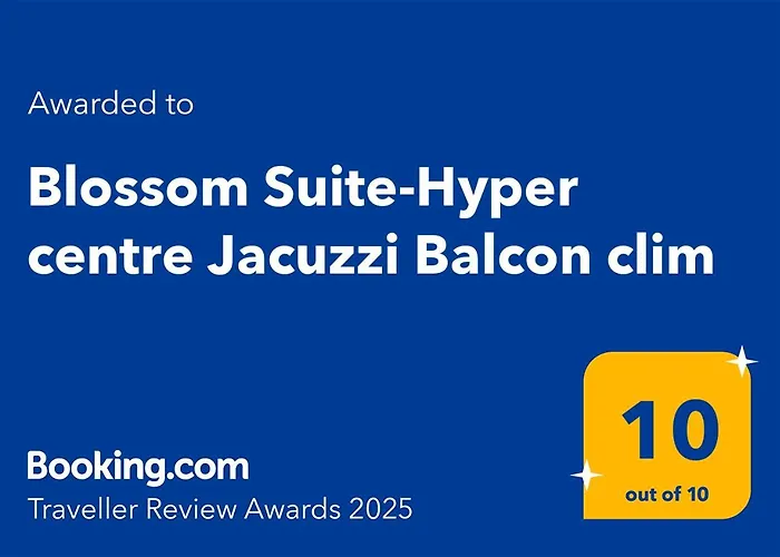 Blossom Suite-Hyper Centre Jacuzzi Balcon Clim
