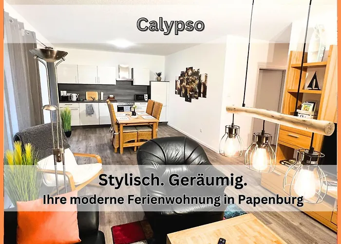 "Calypso" Papenburg Ebenerdig Terrasse Einbaukueche Neubau 84 Qm Free Wifi 2 Schlafzimmer Bis 4 Personen