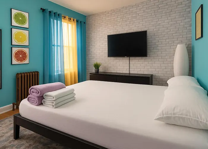 Blue Style Room In Guesthouse