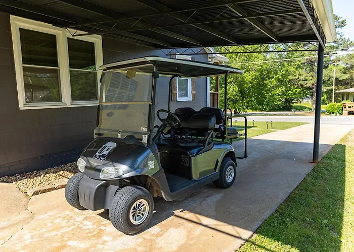 Blue Bungalow W/ Free Golf Cart 1/2 Mi From Square