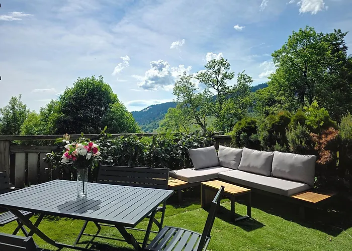 Logement à Megève avec Jardin