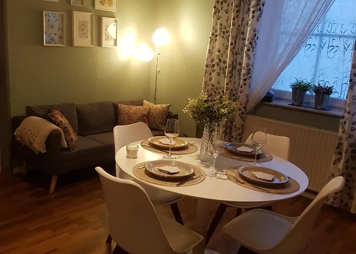 Einfuehrungspreis Gemuetliche Auszeit - Designwohnung - 4 Sterne Hotelboxspringbetten - Kueche - Familie - Erdgeschoss