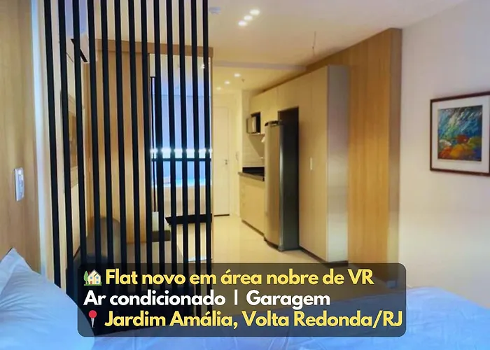 Flat Moderno Garagem Ar Cond Jardim Amalia Vr