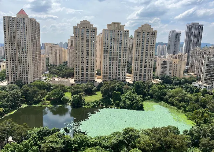 Lakefront Ac Balcony Lakeview Studio Apartment At Hiranandani Estate, Thane
