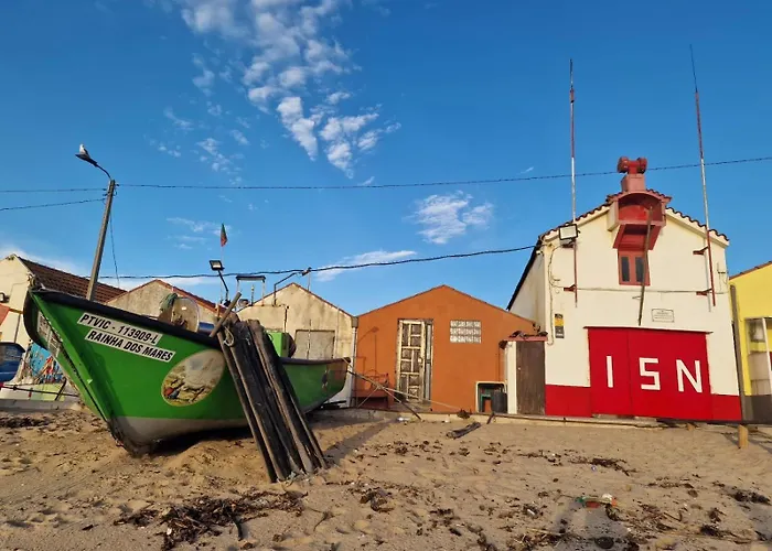 Azulmaris - Direkt am Strand in Vila Chã - Terrasse und Meerblick