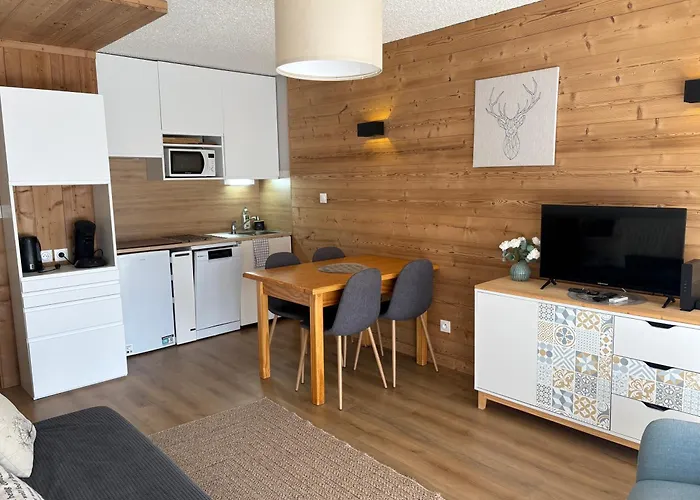 Studio De 32 M2 Pour 3 Personnes Pied Des Pistes Lits Faits Serviettes Fournies