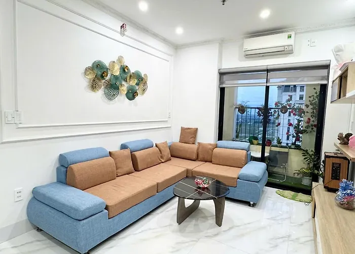Happiest Homestay 1 - Manor Crown Hue - Can Ho Gia Dinh 3 Phong Ngu Tang Cao, Bep Day Du, May Giat Say Rieng