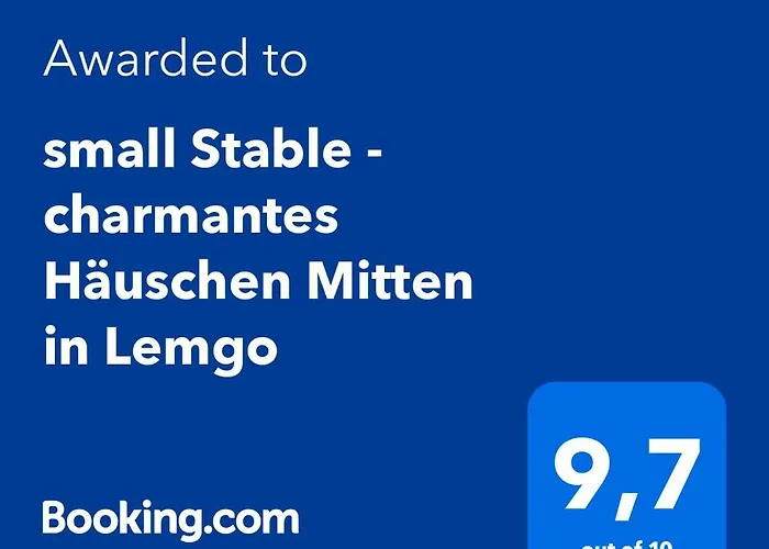 Small Stable - Charmantes Haeuschen Mitten In Lemgo