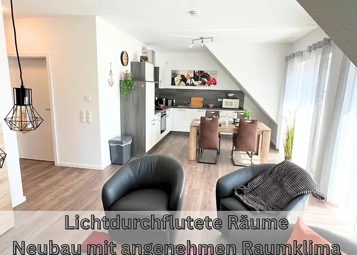 "Neptun" Papenburg Dachterrasse Einbaukueche Neubau 74 Qm Free Wifi 2 Schlafzimmer Bis 4 Personen