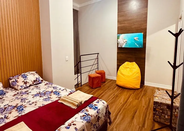 Cobertura Luhna - 3 Quartos-Suite Com Ar Condicionado-Vista Cidade-6 Pessoas