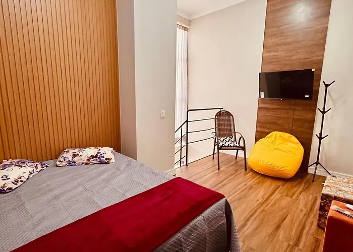 Cobertura Luhna - 3 Quartos-Suite Com Ar Condicionado-Vista Cidade-6 Pessoas
