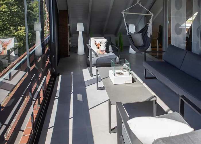 Ferienwohnung Rheinpark Emmerich Rheinblick, Balkon & Parkplatz