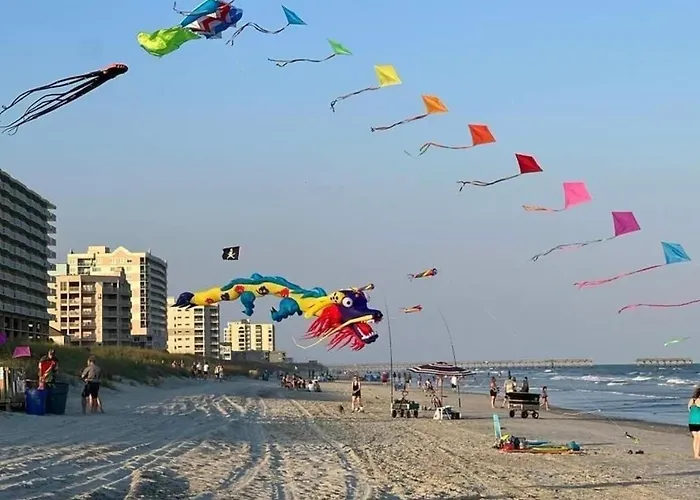 Beachfront Bliss: Oceanview Condo with Pool in Cherry Grove