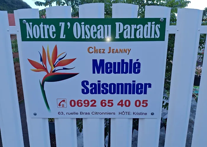 Notre Z'Oiseau De Paradis