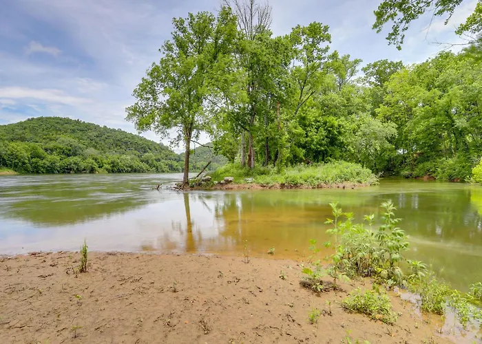 River Access & Private Deck: Mountain View Retreat