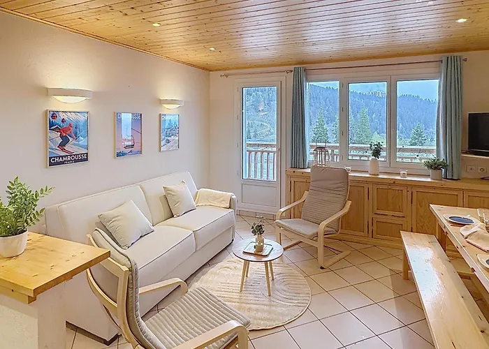 Cocon Moderne Vue Pistes - Balcon Sud- Telecabine 160 M