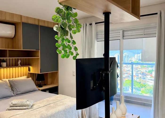 Studio 107 Home Com Varanda, Ar-Condicionado E Netflix