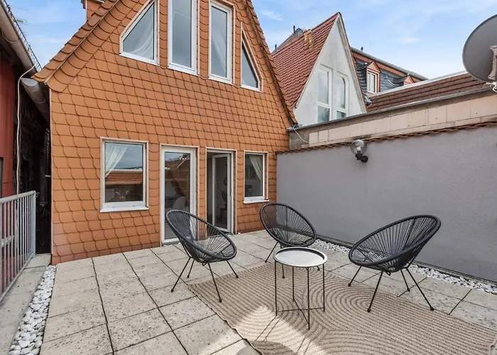 Homely Escape Maisonette Friedberg Mit Terrasse