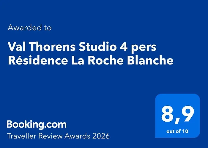 Val Thorens Studio 4 pers Résidence La Roche Blanche