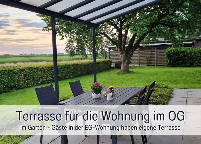 Robbenglueck Tossens Grosser Garten Viel Platz Hunde Willkommen