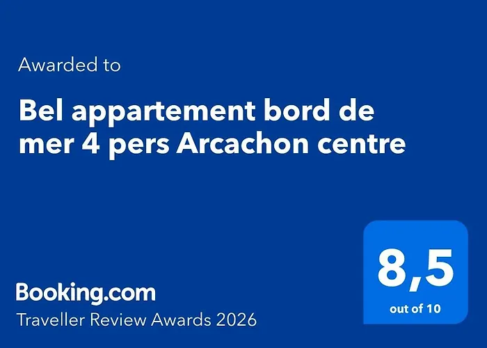 Bel appartement bord de mer 4 pers Arcachon centre