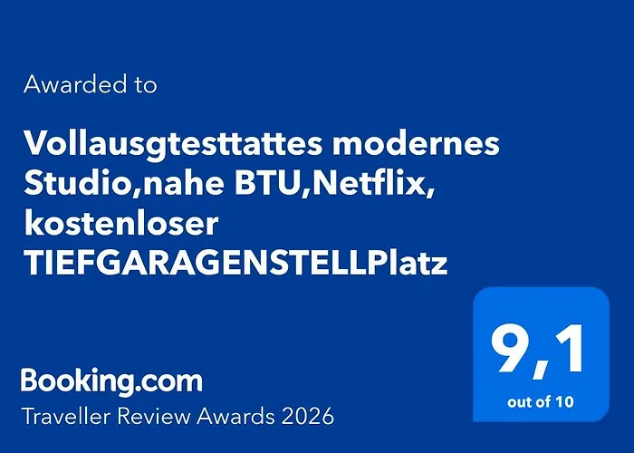Vollausgtesttattes Modernes Studio,Nahe Btu,Netflix