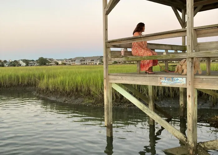 Coffee On The Beach Wine On The Marsh Dock
