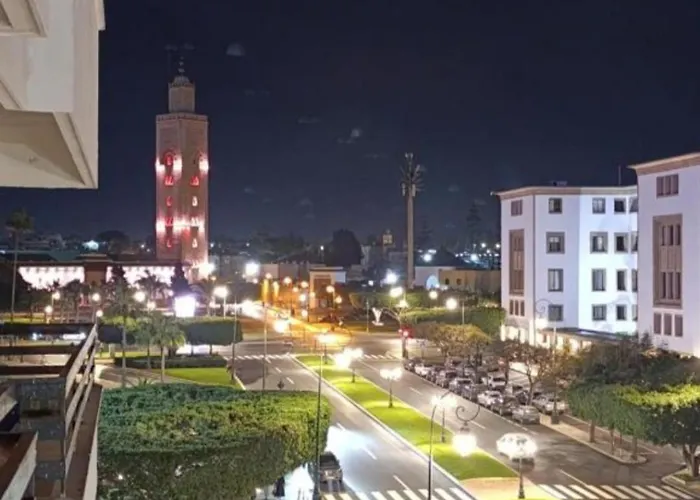 Panoramic View Of Downtown Rabat