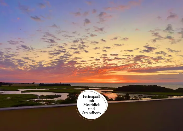 Fewo Gisela Und Franz - Fuer Sonnenuntergangfans - Meerblick - Saisonstrandkorb Inkl Von Mai-Mitte Sept Am Naturstrand In 450 M - 3 Einzelbetten - Kueche Mit Spuelmaschine - Wlan - Spiele - Buecher - Minimarkt - Baecker - Restaurants- Indoorspielplat