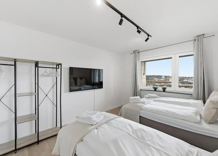 Malu Rooms - Ueber Den Daechern Der Stadt, Zentrum, Parkhaus, Panorama, Terrasse, Hoechste Fewo Der Stadt