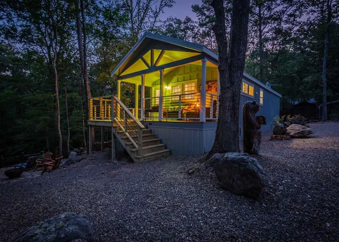 Hot Tub Firepit Dreams Streamside Hochatown