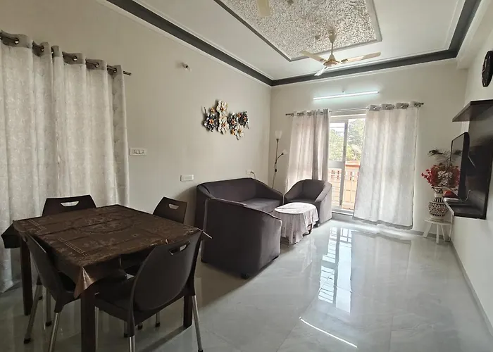 Gulmohar Serene 2Bhk Furnished Flat Without Ac And With Ac Additional Price