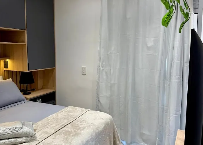 Studio 107 Home Com Varanda, Ar-Condicionado E Netflix