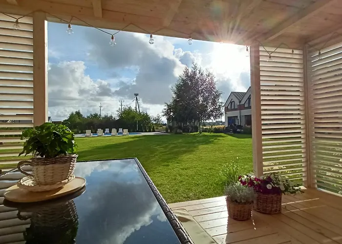 Slonce I Woda Domki Caloroczne, Podgrzewany Basen, Balia Z Jacuzzi, Starlink Internet, Klimatyzacja, Bezplatny Parking