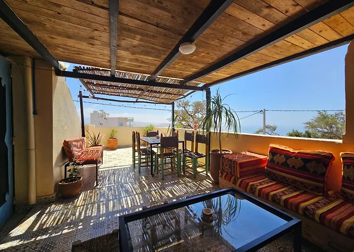 Superbo Stay Sea View Surf House Near Taghazout Panoramic Terrace
