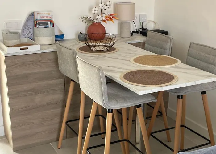 Appartement Classe 3 Etoiles Face A La Plage De La Nartelle Avec Place De Parking Privative