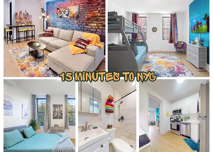 Hoboken Hideaway - Walk To Transit - 15 Mins To Nyc - Sleeps 6 Comfortably