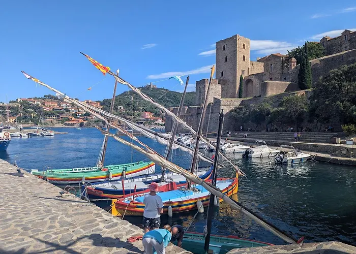 Collioure Vue Mer Parking Gratuit Fibre