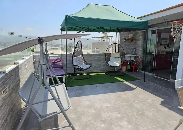 Departamento En Playa San Bartolo Con Terraza