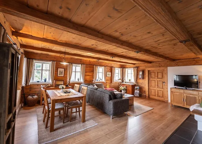 Johannishof Oybin Ferienwohnung Mit Kamin & Blockstube