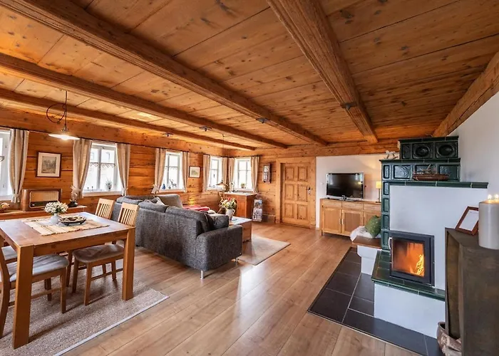 Johannishof Oybin Ferienwohnung Mit Kamin & Blockstube